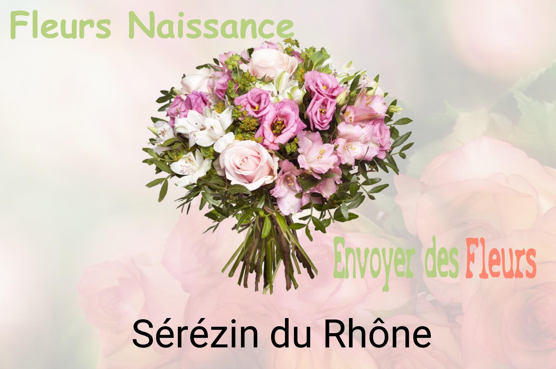Bouquet de fleurs de naissance livré à Sérézin-du-Rhône